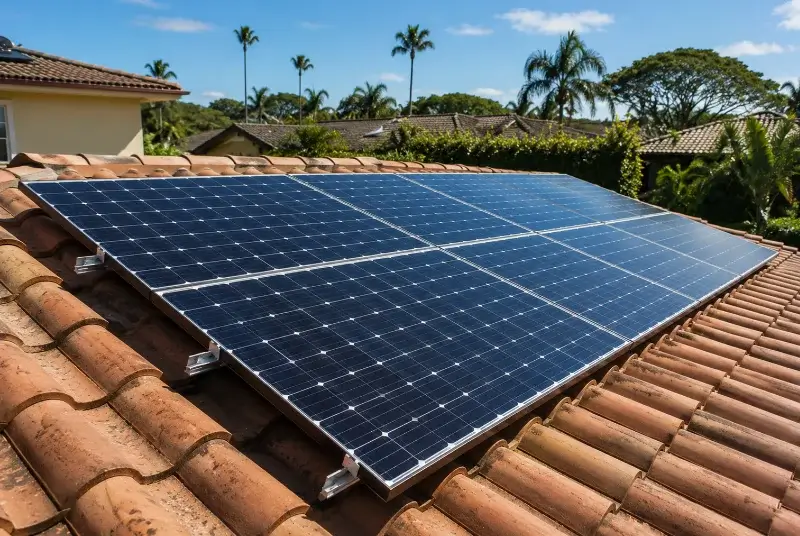 Installation de panneaux solaires à Saint-Martin-le-Vieil